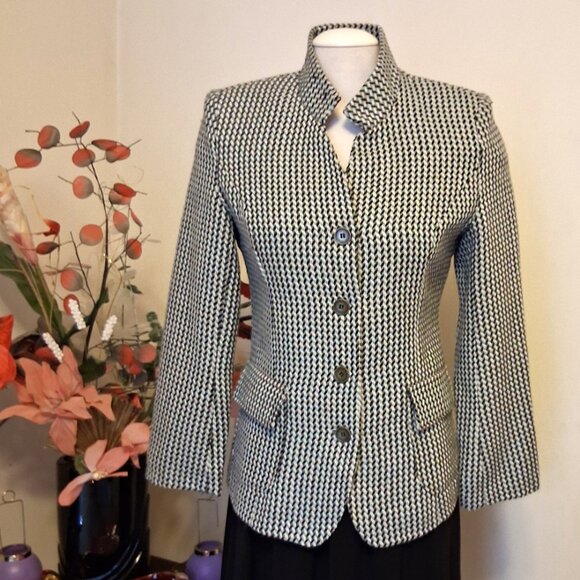 NWT Women's 'Multi Color Lined Blazer Jacket Spring Fall Winter Jackets 6S - Picture 2 of 10